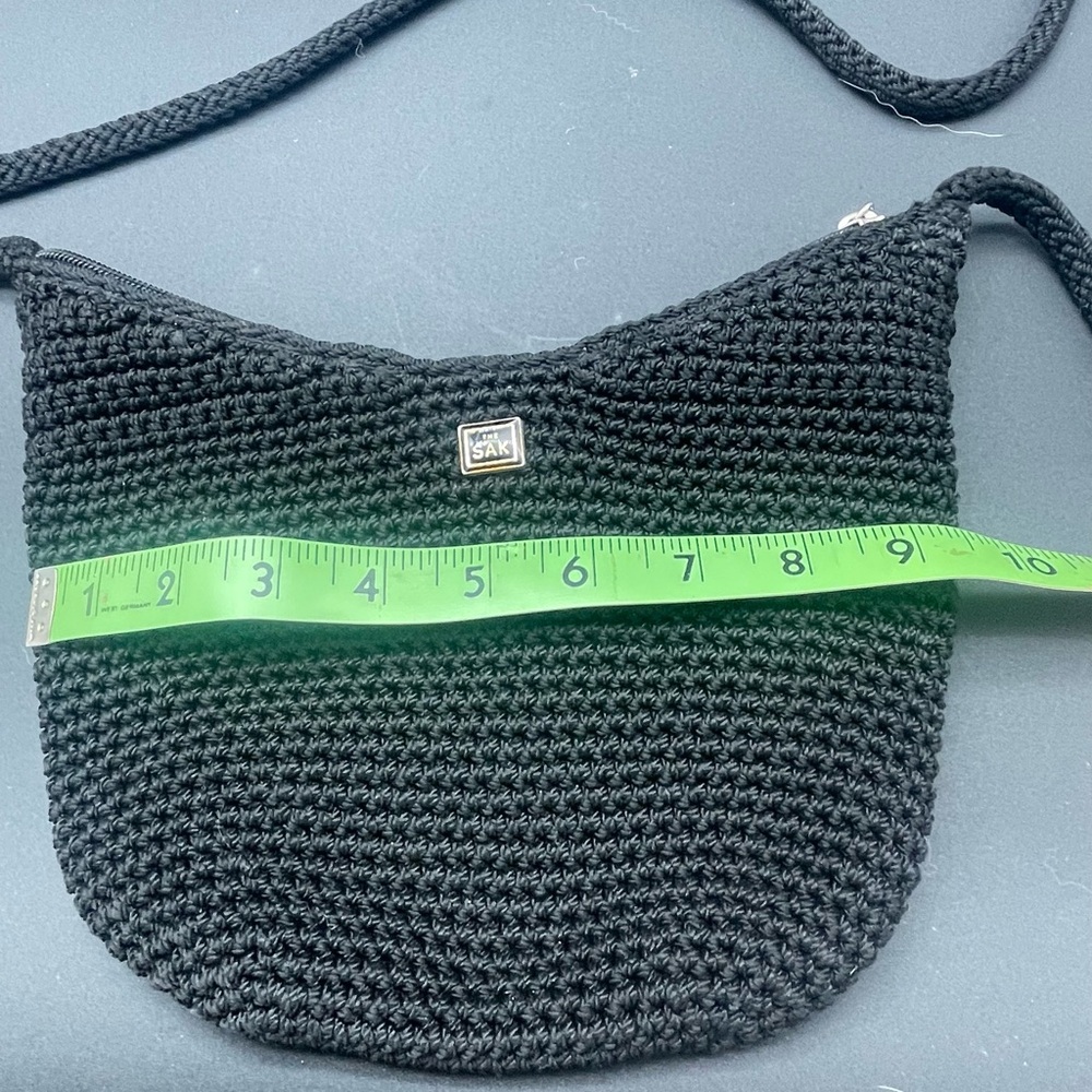 The Sak Black Crochet Shoulder Bag - Picture 8 of 10